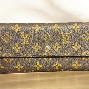Louis Vuitton Monogram Brown and Gold Wallet